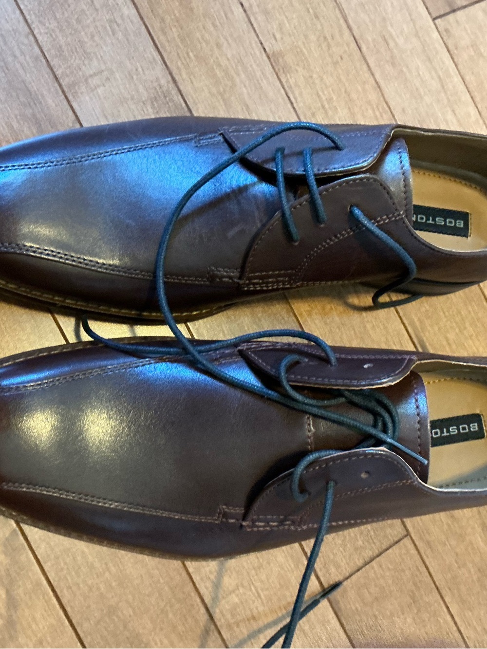 Bostonian Men's Dark Brown Leather Derby Dress Shoes